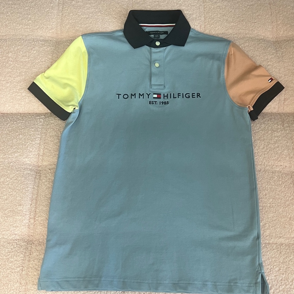 Tommy Hilfiger Multicolor Polo Shirt - Men's S